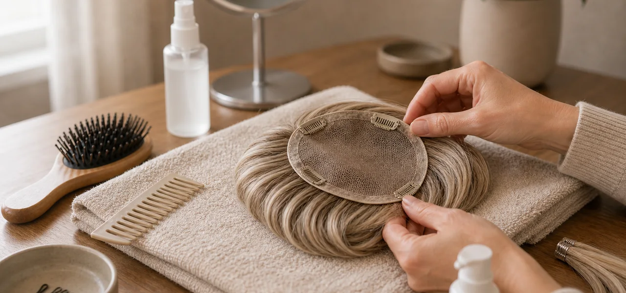 Service und Pflege der Haarintegration von skaNora.